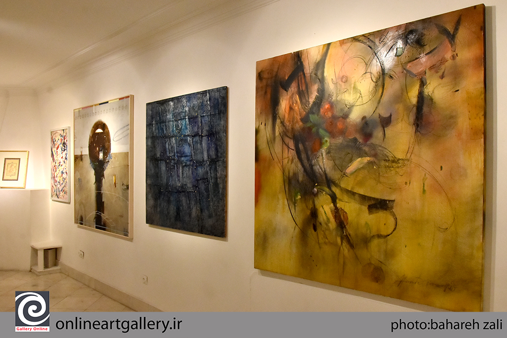 گزارش تصویری نمایشگاه گروهی "تاثیر" در گالری خط سفید
